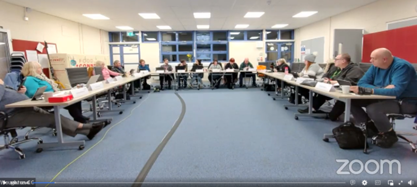 WCC Zoom screengrab - Full Council – 6th December 2021 (In person)