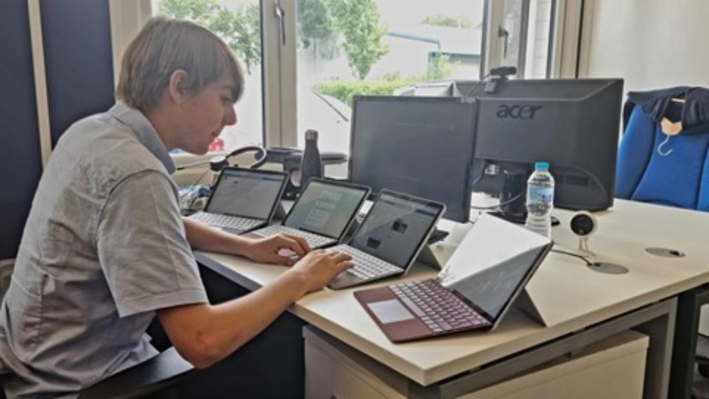 Callum on Surface Pro